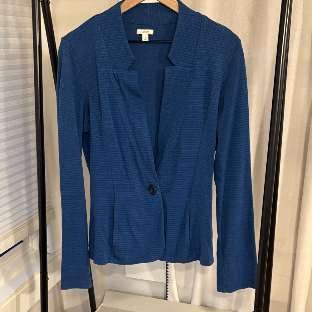 Caslon Textured Blue Blazer